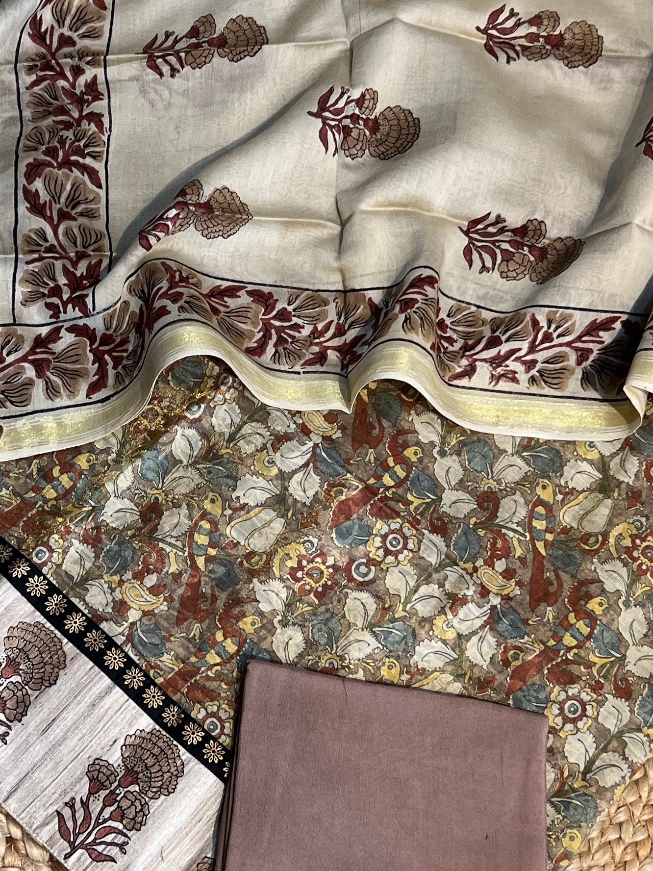 TISSUE CHANDERI SUITS (PH9066)
