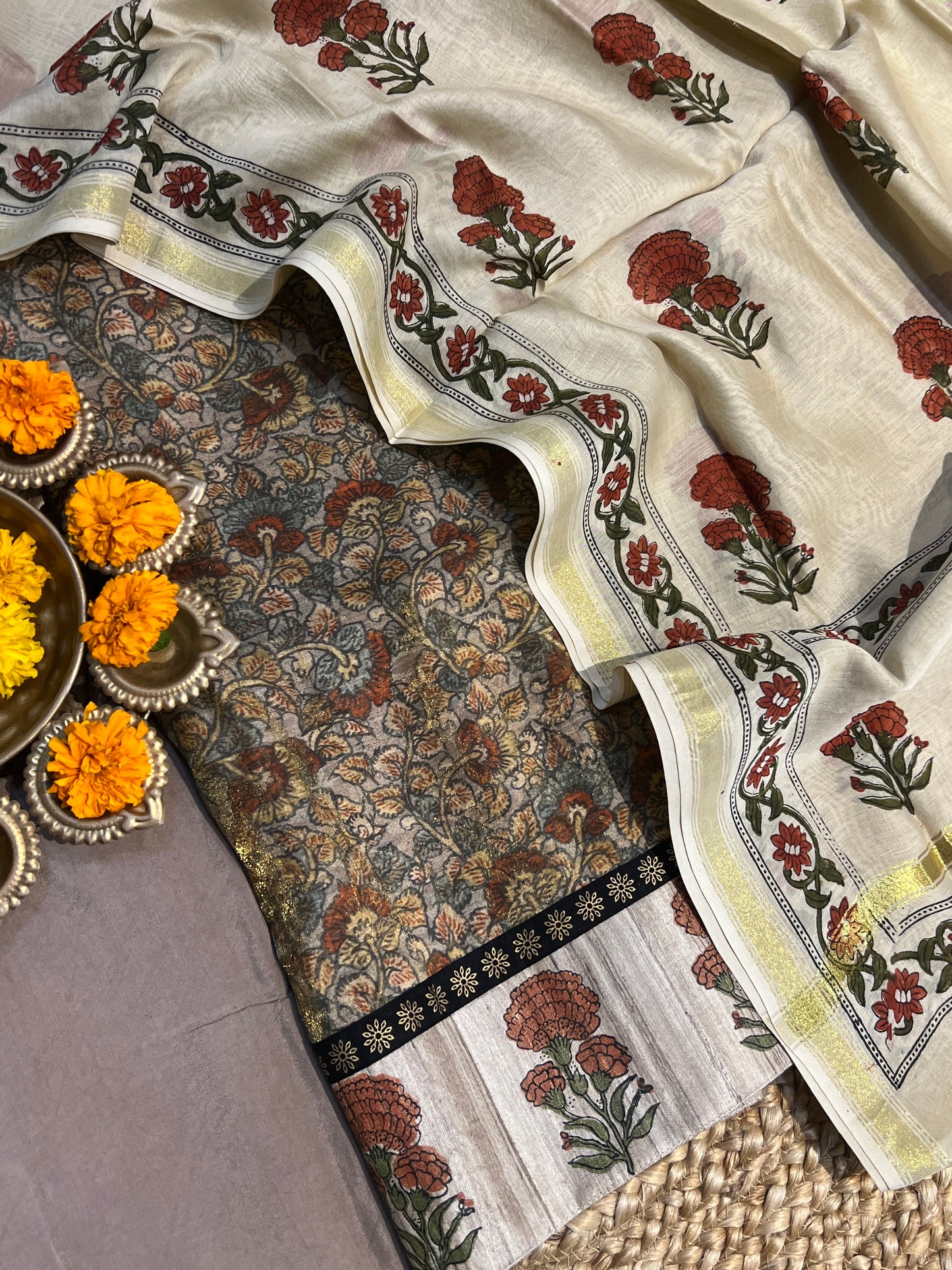 TISSUE CHANDERI SUITS (PH9071)