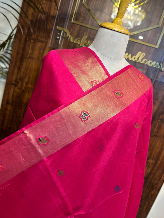 MUNGA SILK JAMDANI SAREE (PH9092)