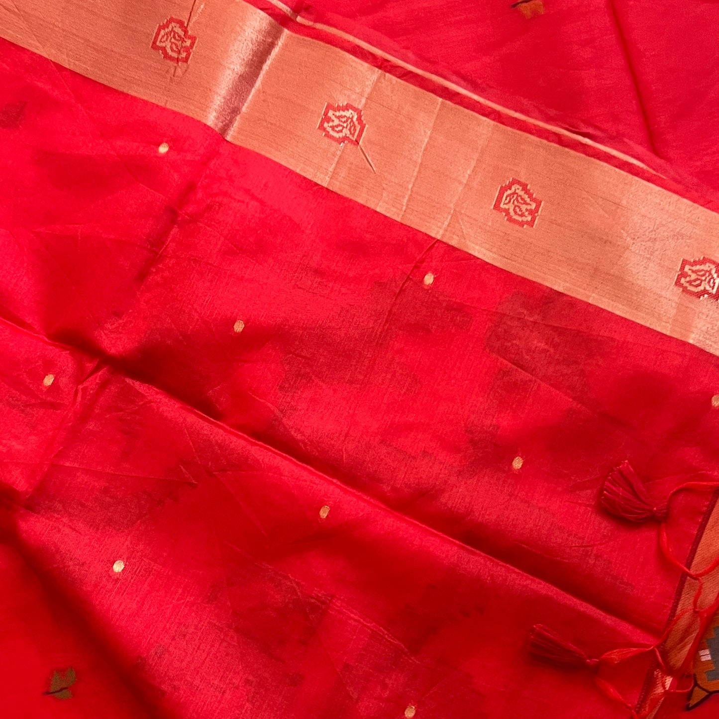 MUNGA SILK JAMDANI SAREE (PH9093)
