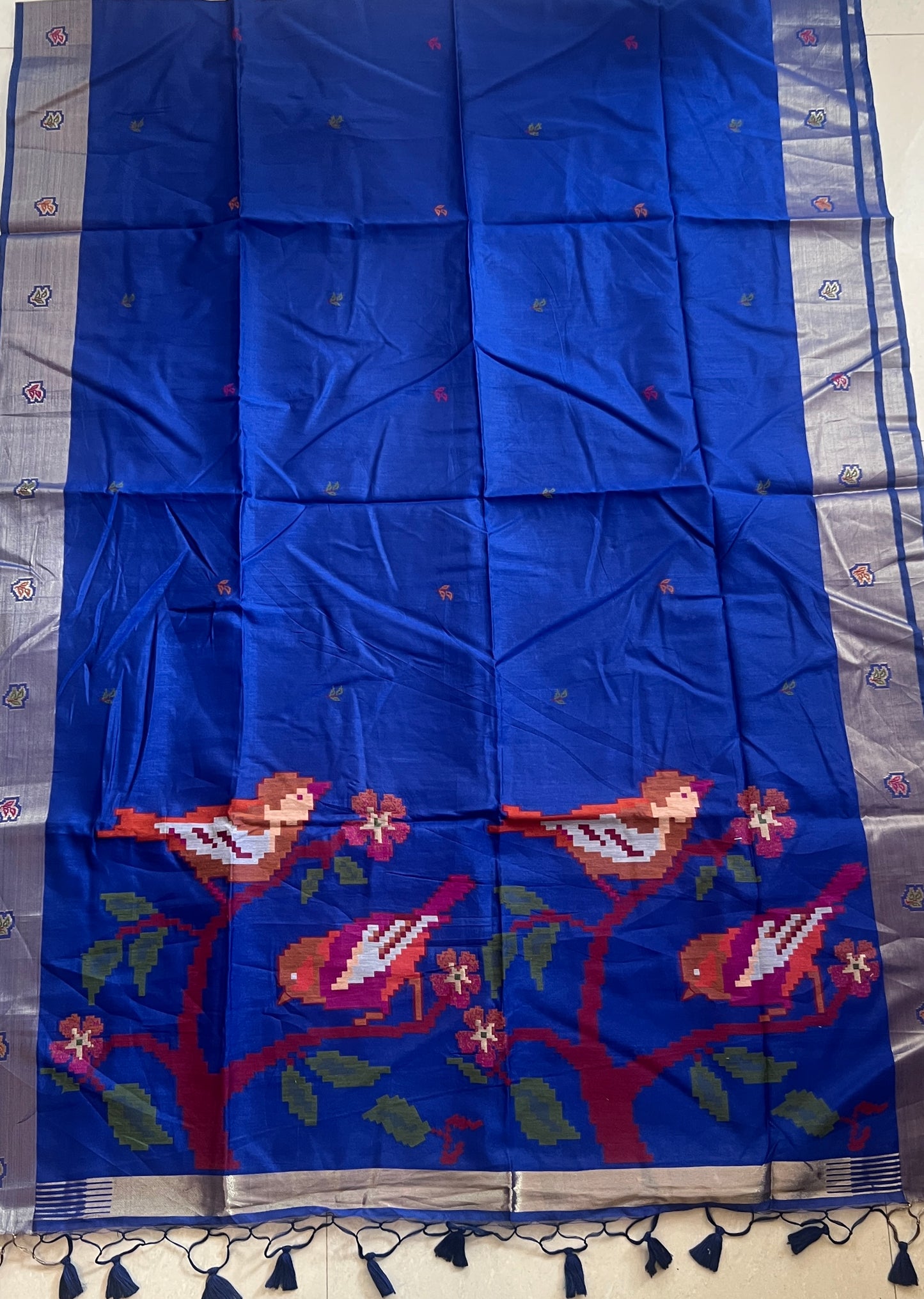 MUNGA SILK JAMDANI SAREE (PH9095)