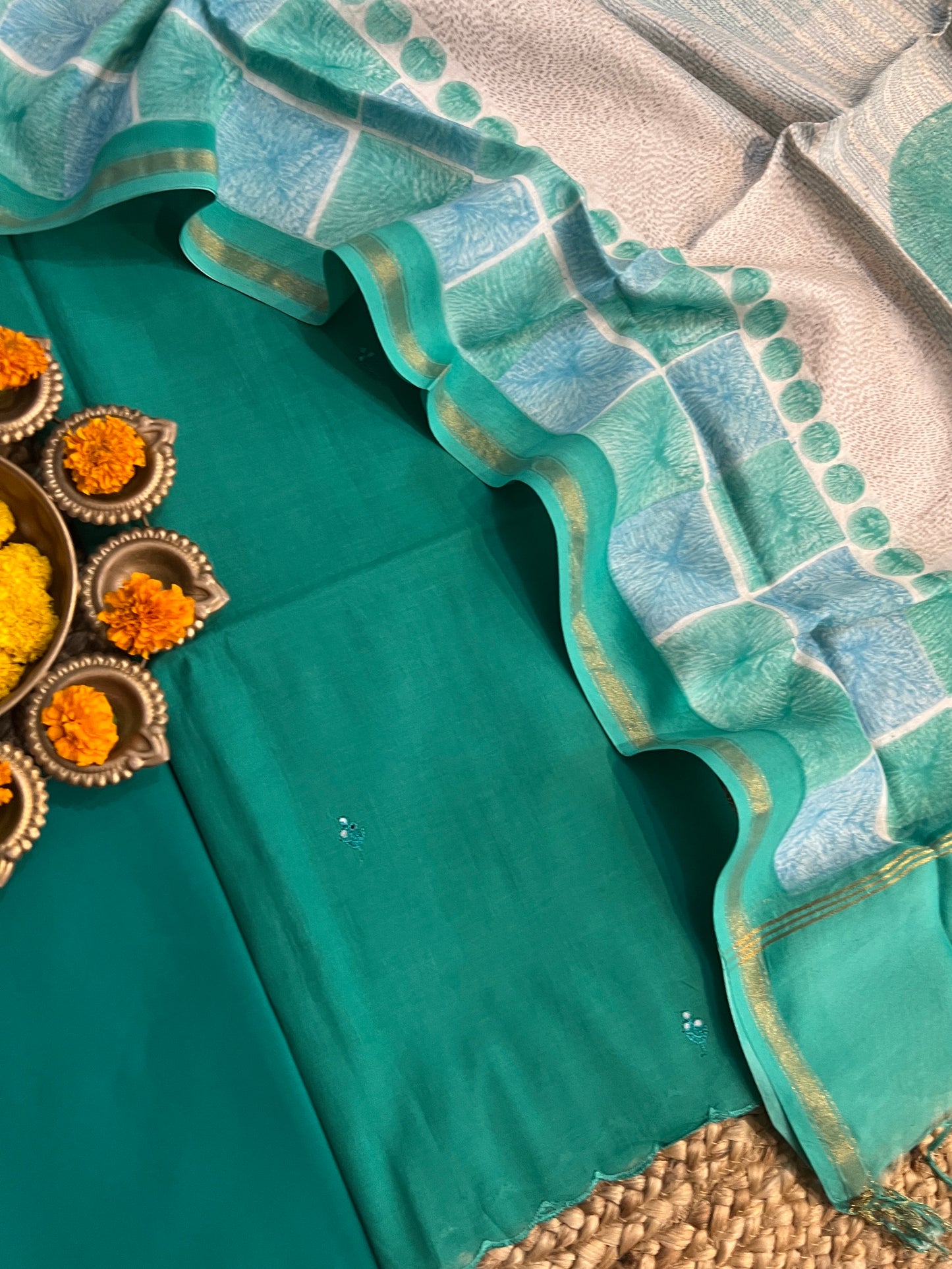 COTTON CHANDERI SUITS (PH9145)