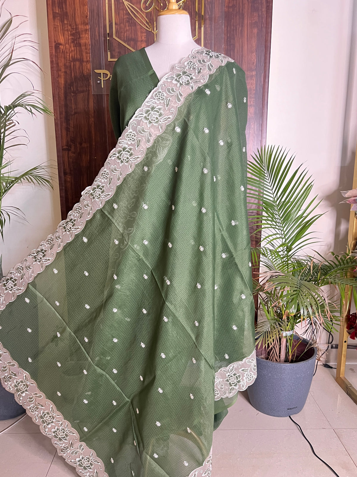 KOTA DORIYA EMBROIDERY SAREE (PH9153)