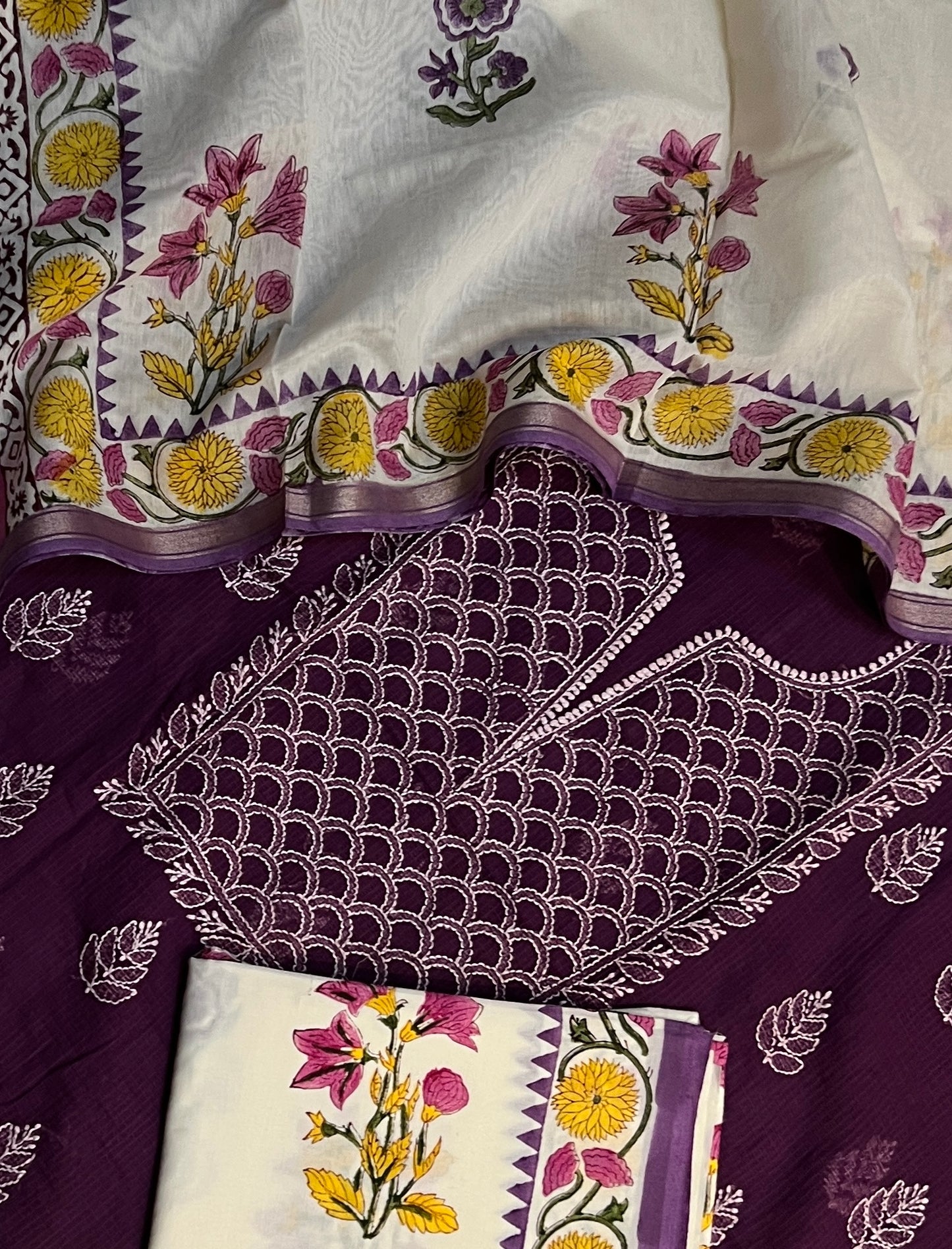 CHIKANKARI SUIT (PH9187)