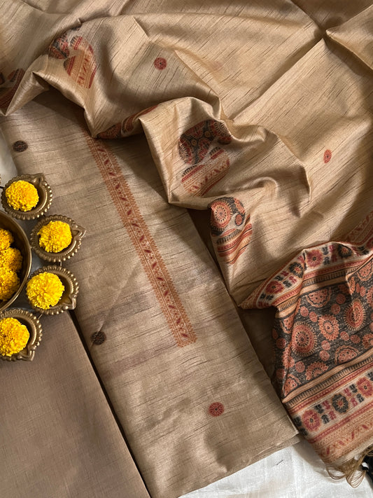 SEMI TUSSER SUIT (PH9223)