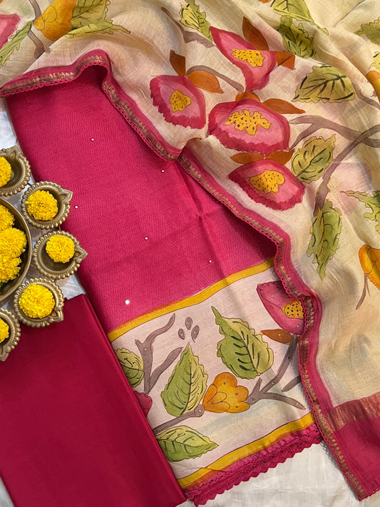 70 GRAM CHANDERI SILK SUIT (PH9334)
