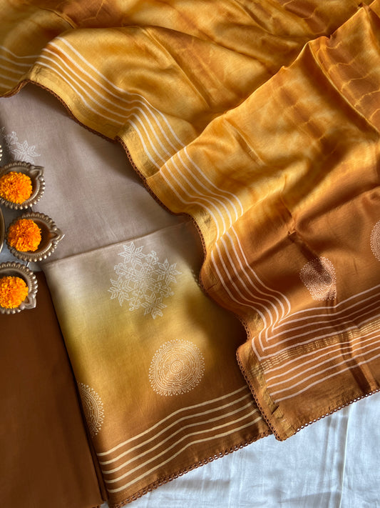 70 GRAM CHANDERI SILK SUIT (PH9335)