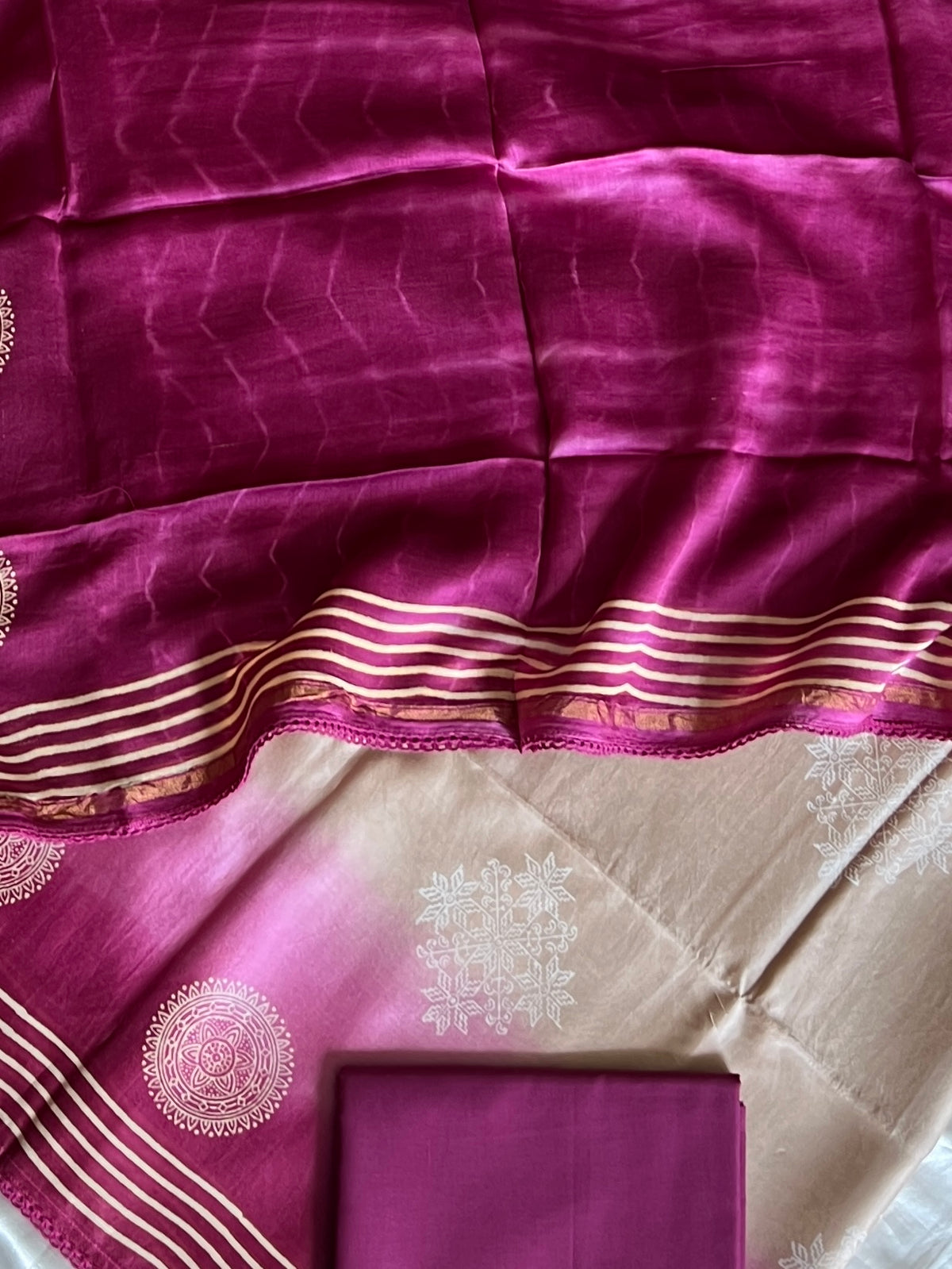70 GRAM CHANDERI SILK SUIT (PH9336)