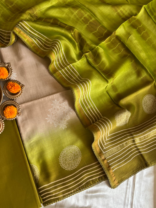 70 GRAM CHANDERI SILK SUIT (PH9337)
