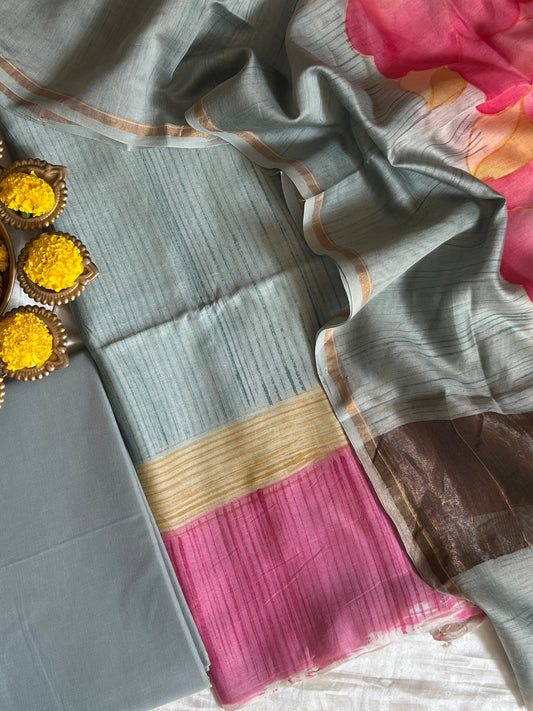 CHANDERI SILK SUIT (PH9341)
