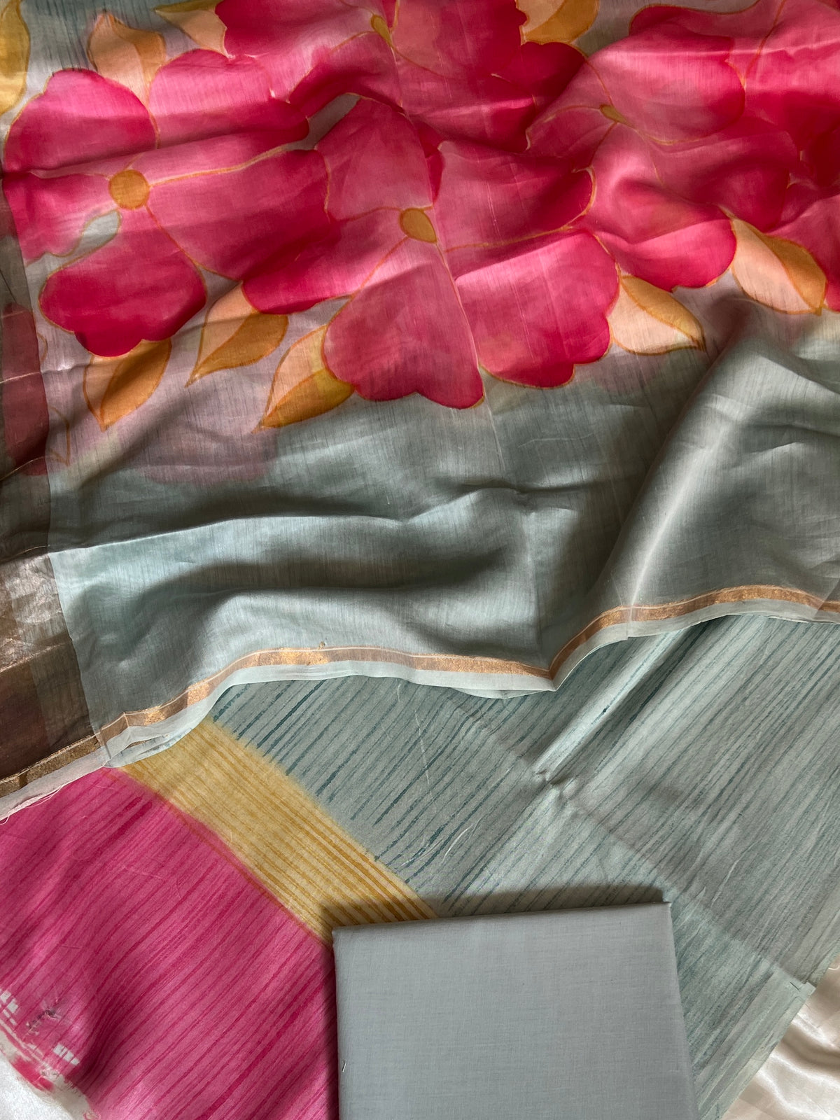 CHANDERI SILK SUIT (PH9341)