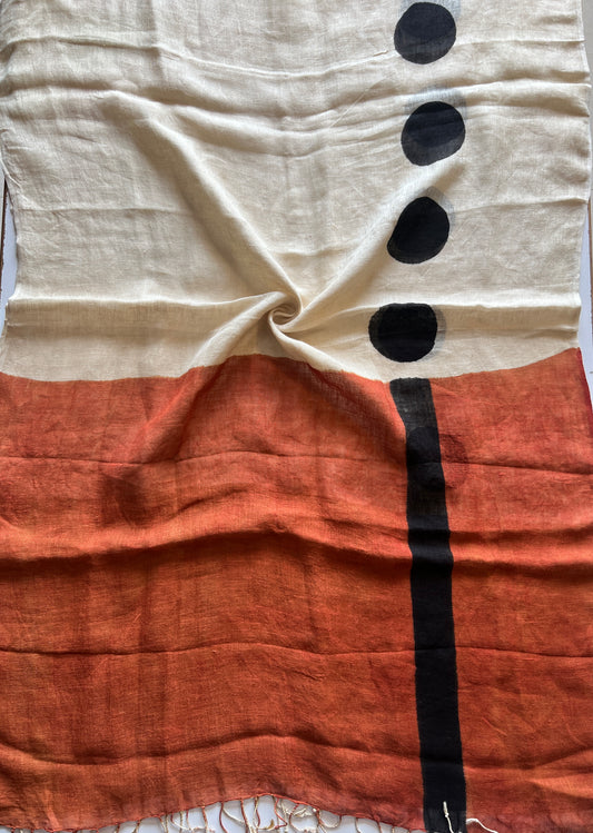PURE LINEN DUPATTA (PH9350)