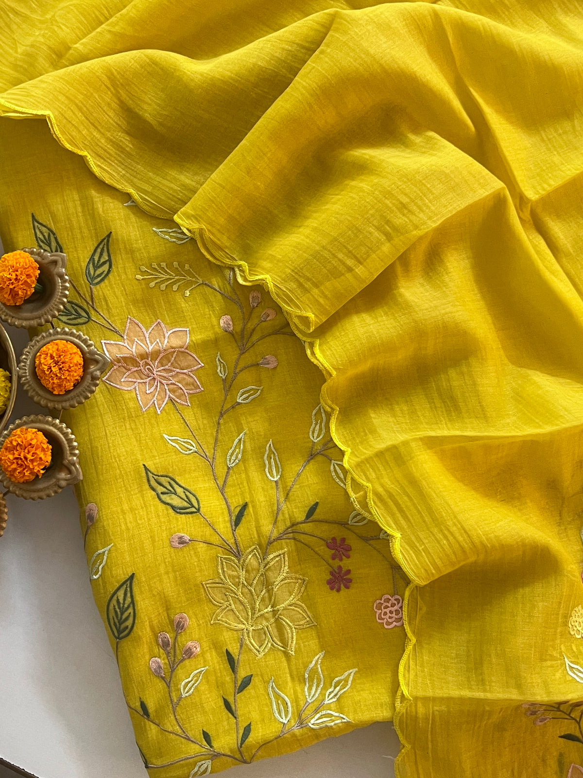 MUL CHANDERI SUIT (PH9433)