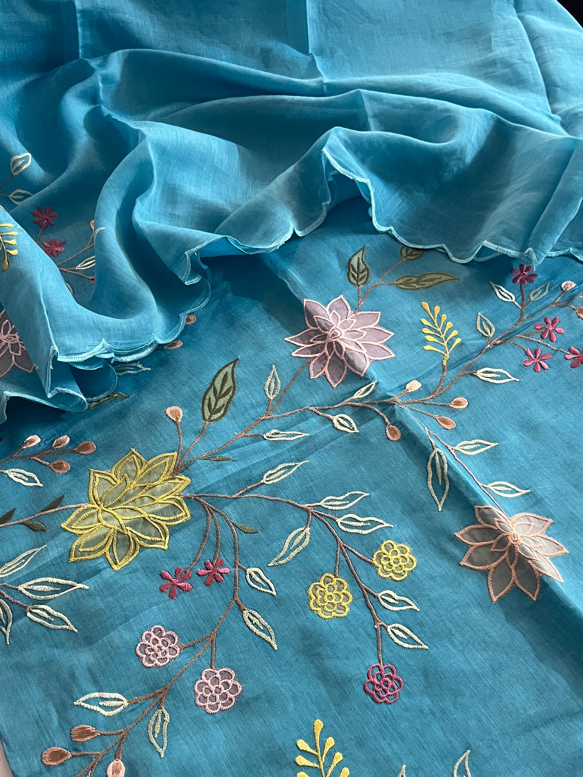 MUL CHANDERI SUIT (PH9434)