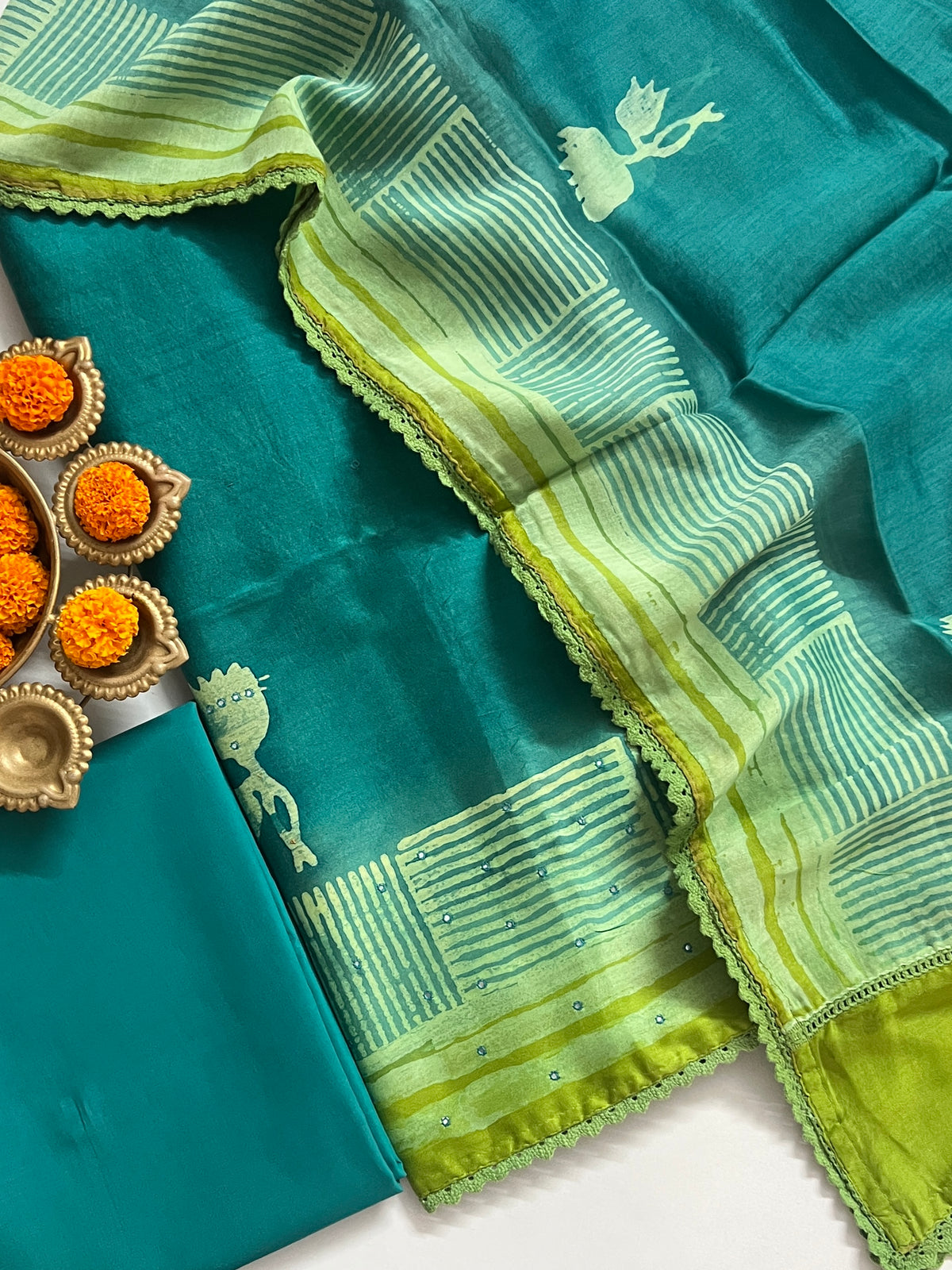 70 GRAM CHANDERI SILK SUIT (PH9487)