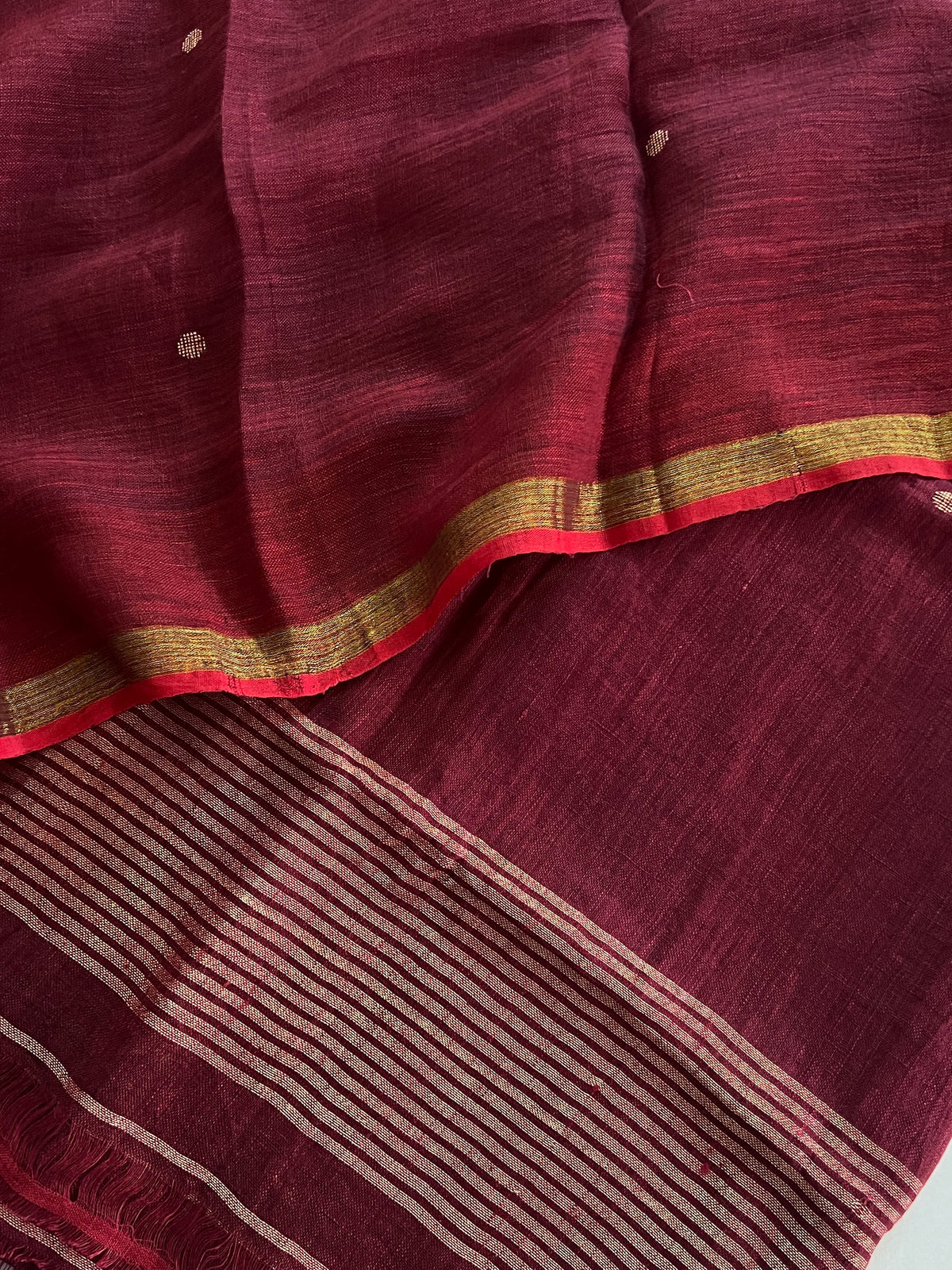 LINEN JAMDANI SUIT (PH9515)