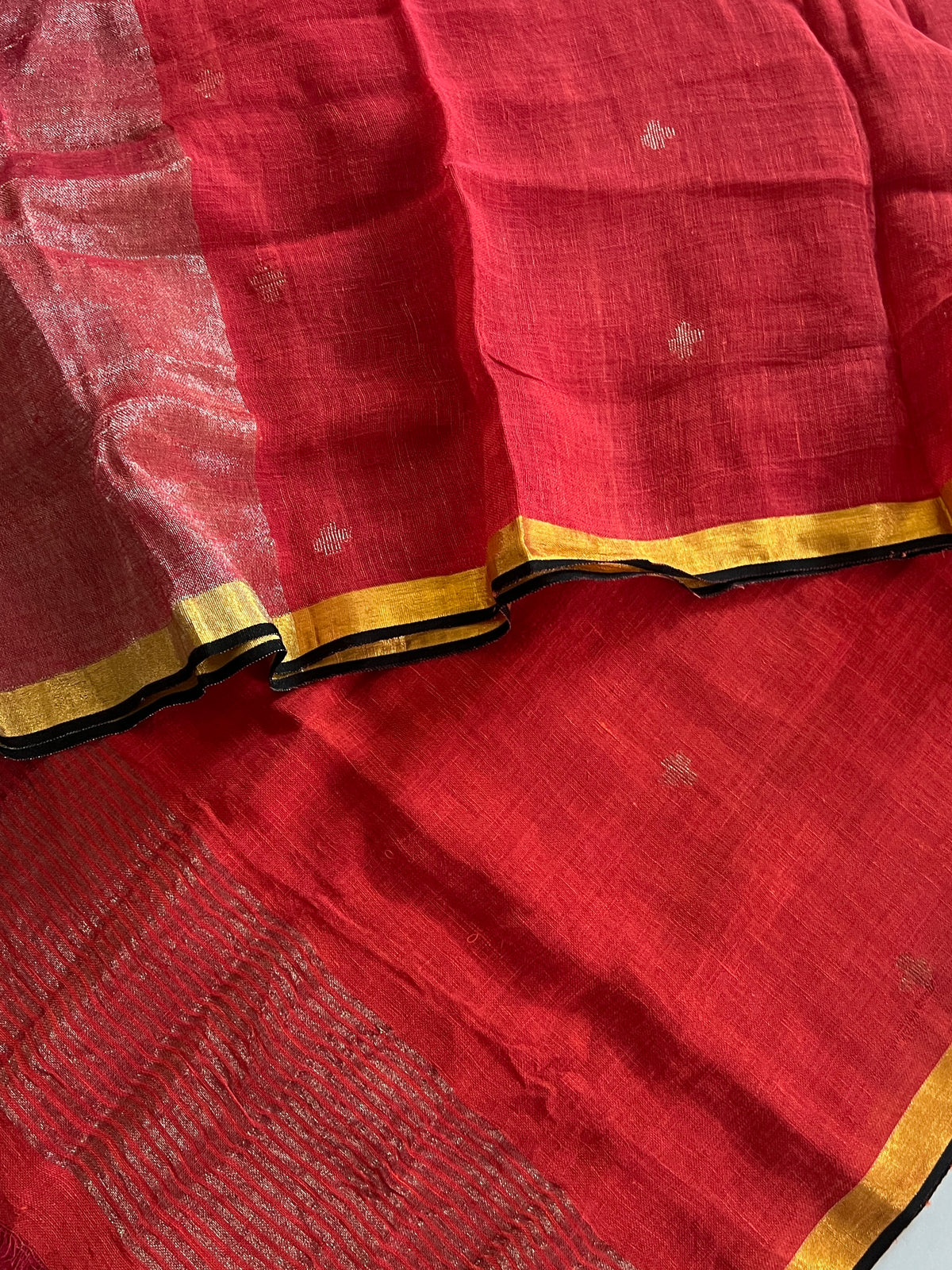LINEN JAMDANI SUIT (PH9516)