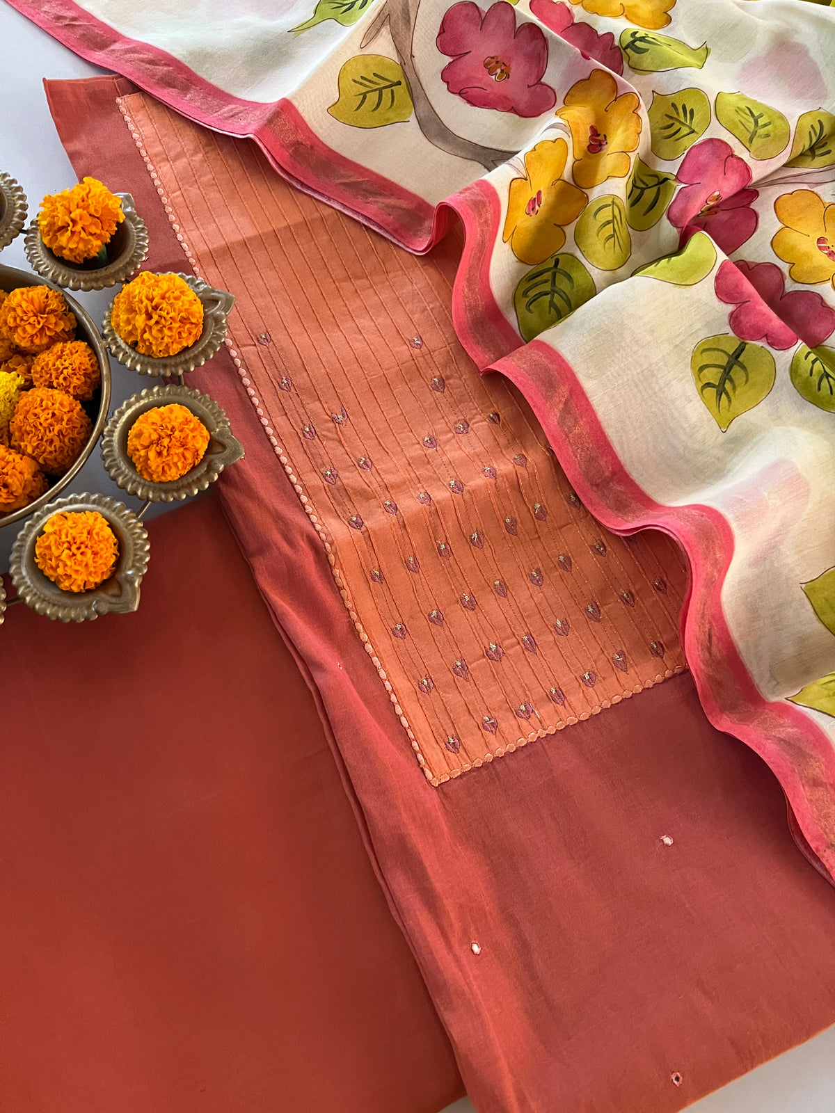 COTTON CHANDERI SUIT (PH9521)