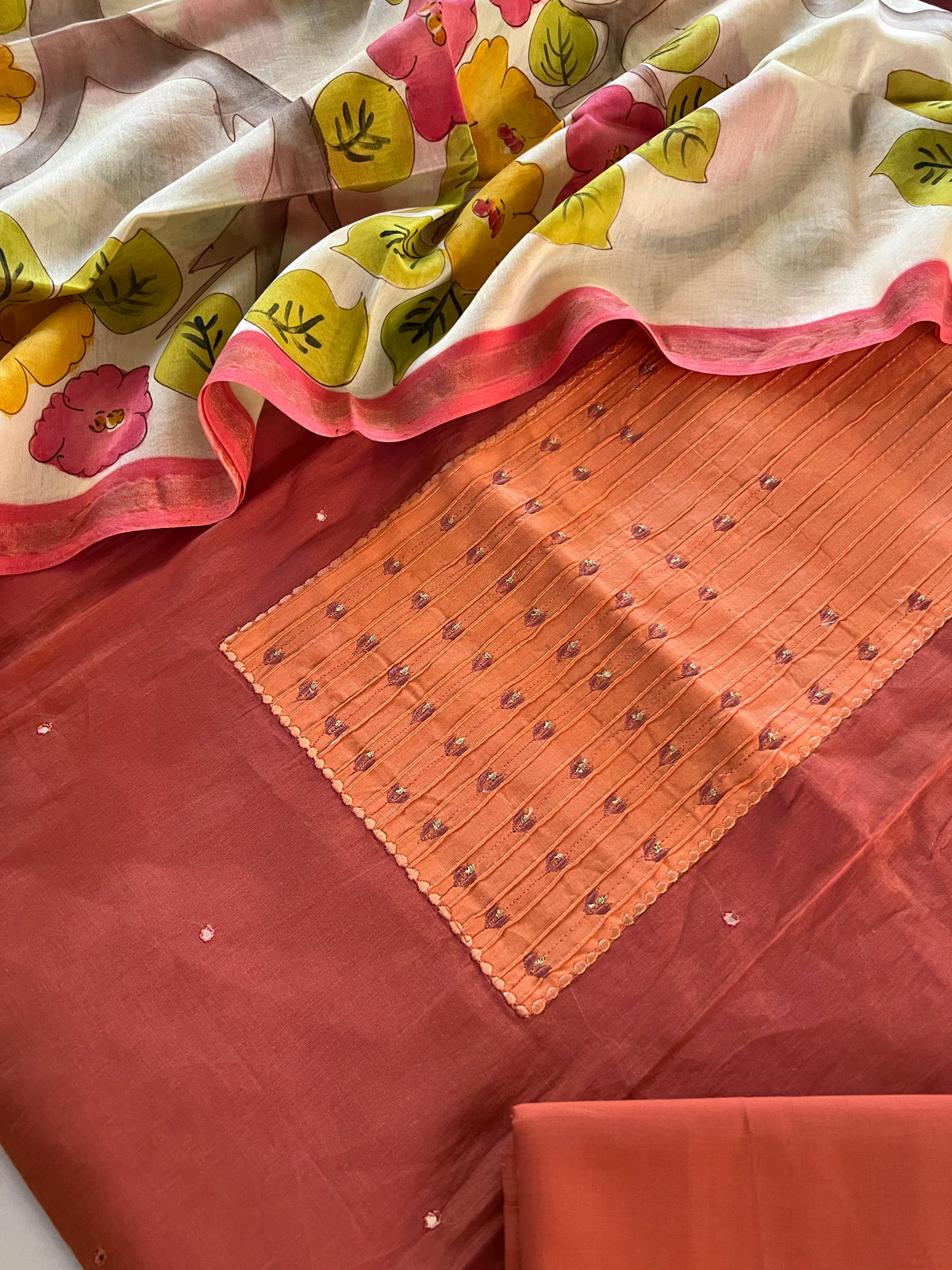 COTTON CHANDERI SUIT (PH9521)