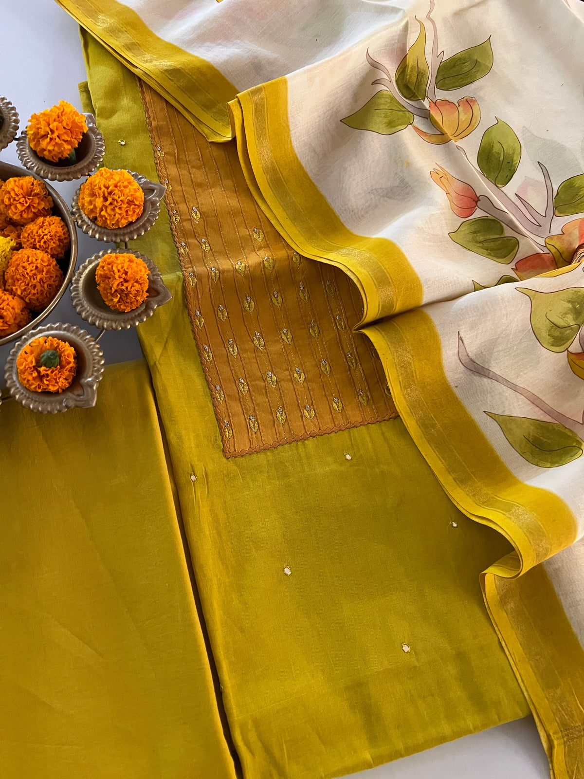 COTTON CHANDERI SUIT (PH9522)