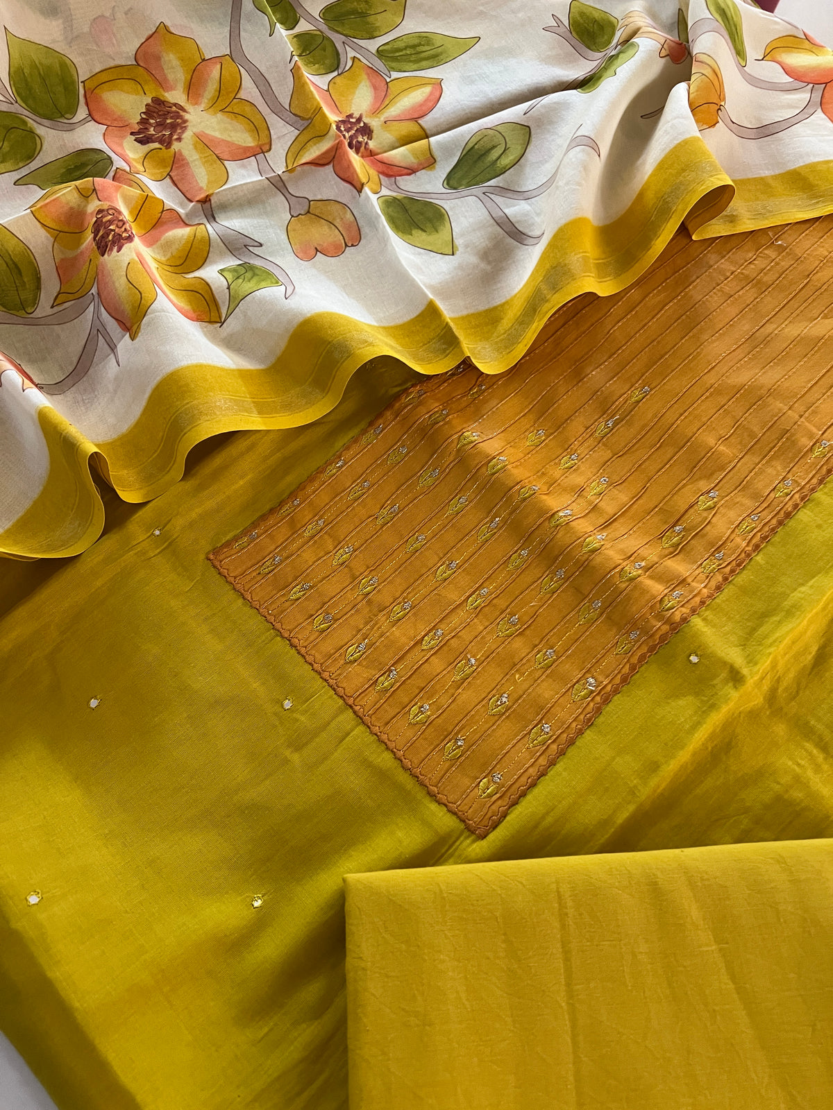 COTTON CHANDERI SUIT (PH9522)