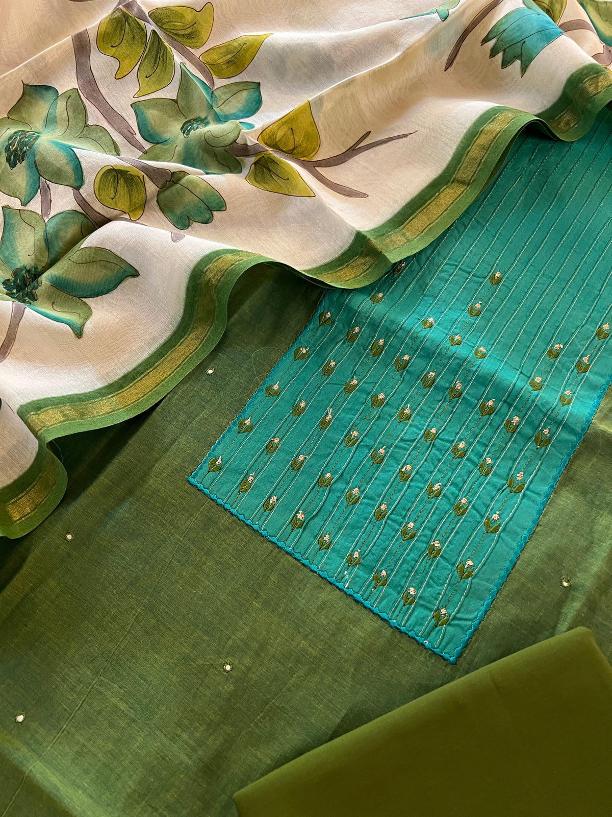 COTTON CHANDERI SUIT (PH9523)