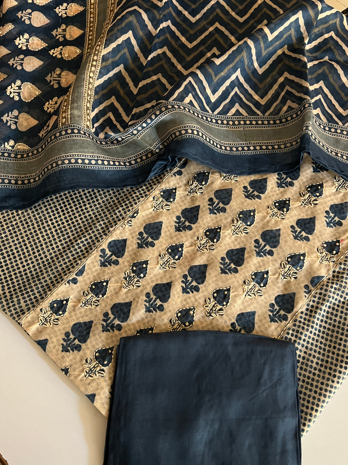 COTTON CHANDERI SUIT (PH9555)