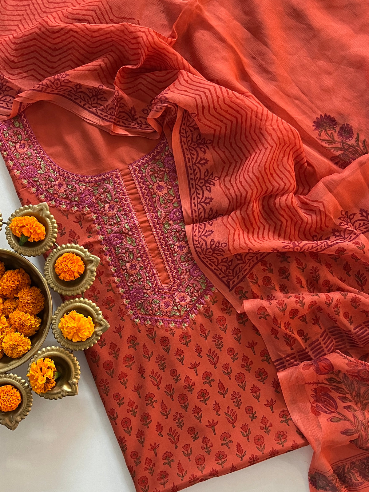 CAMBRIC COTTON SUIT (PH9561)