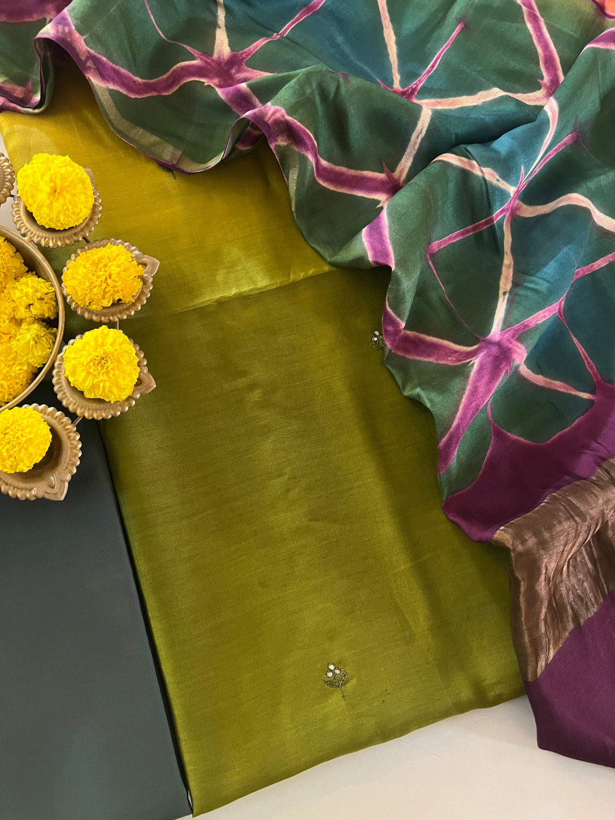 70 GRAM CHANDERI SILK SUIT (PH9577)