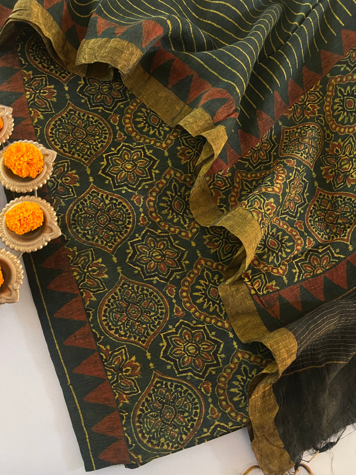 AKRAKH LINEN SILK SUIT (PH9590)