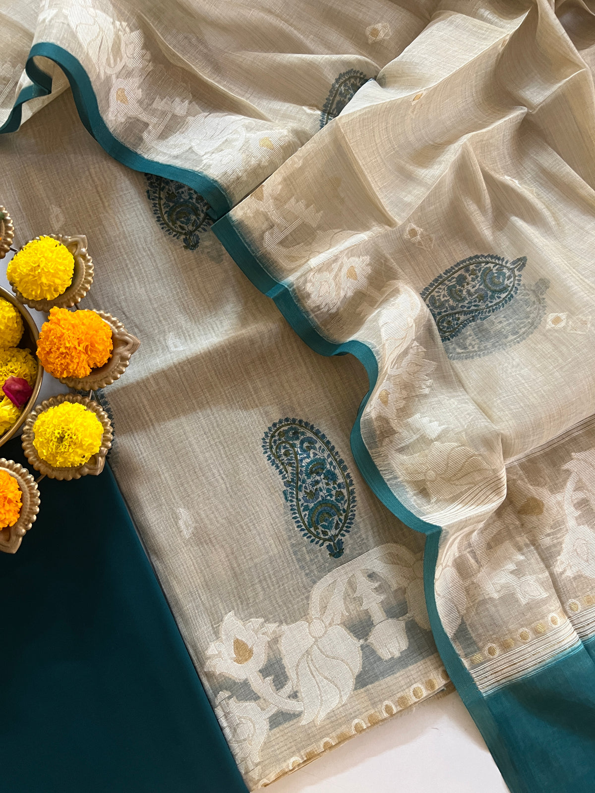 CHANDERI SILK SUIT (PH9629)