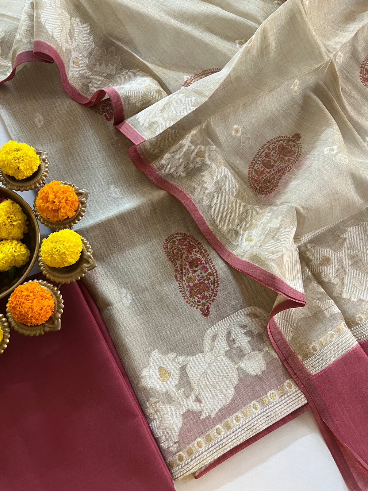 CHANDERI SILK SUIT (PH9630)