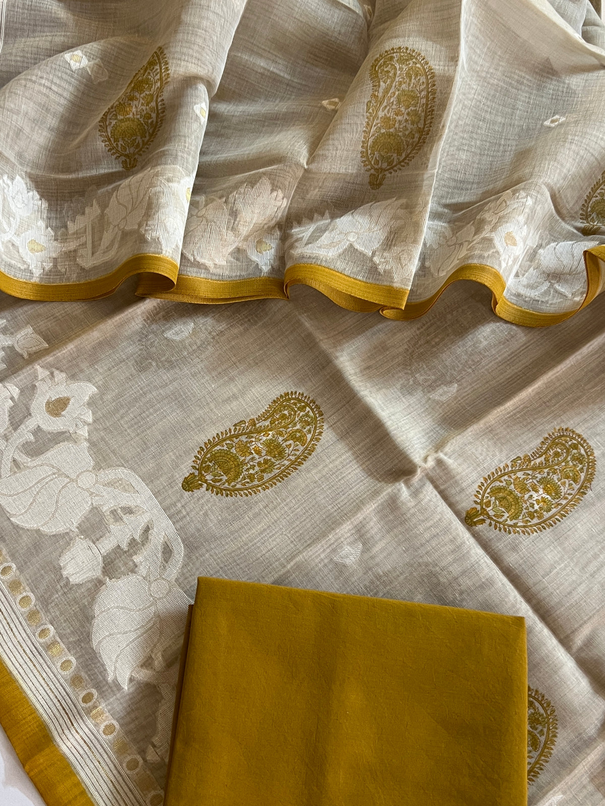 CHANDERI SILK SUIT (PH9632)