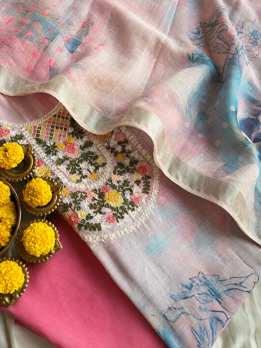 SEMI LINEN SUITS (PH2416)