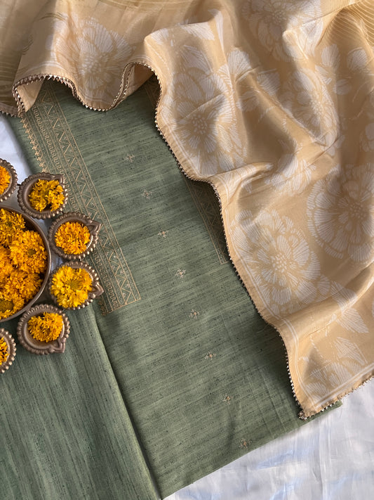GHICHA CHANDERI SUITS  (PH2431)