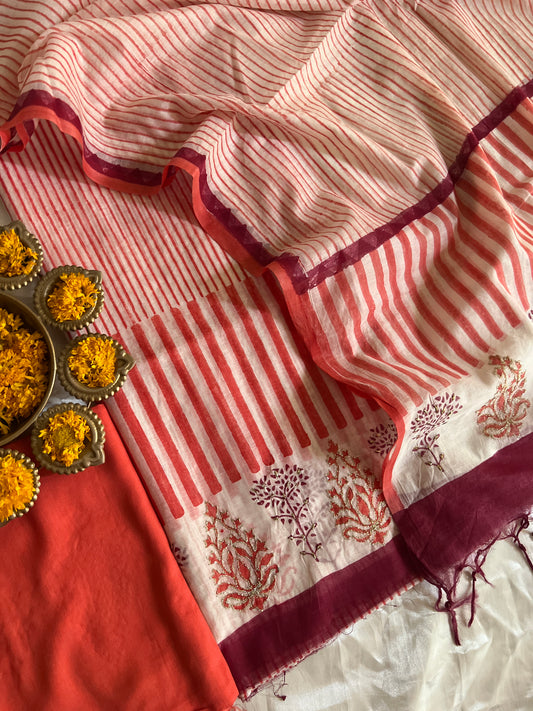 CHANDERI SILK SUIT (PH6753)