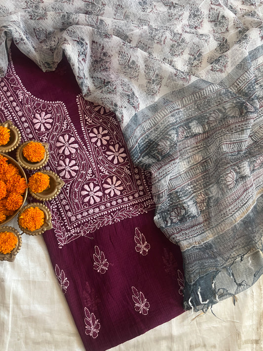 CHIKANKARI SUITS (PH8709)