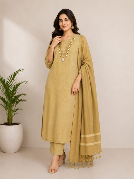 HANDLOOM STITCHED SUIT (PH6079)