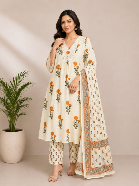 COTTON STITCHED SUIT (PH7578)