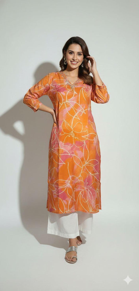 PURE MUSLIN KURTIS