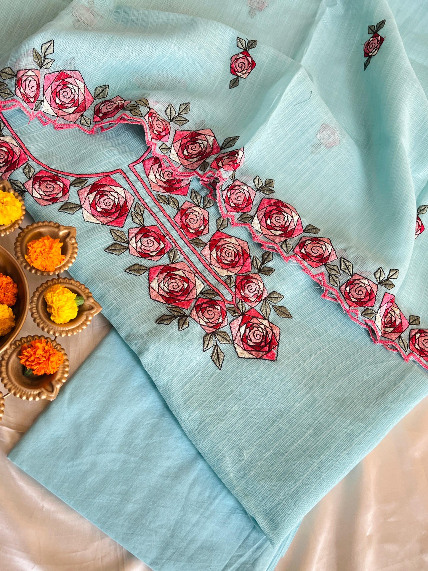 KOTA DORIYA EMBROIDERY SET