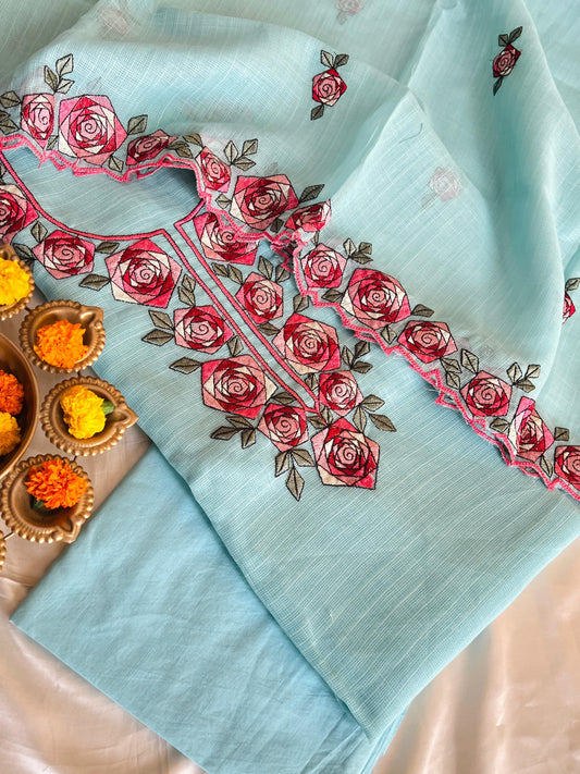 KOTA DORIYA EMBROIDERY SET